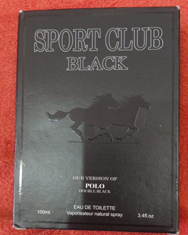 PERFUME SPORT CLUBE BLACK 100 ML
