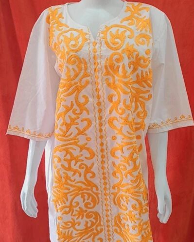 VESTIDO SATSUMA BRANCO ESTAMPADO