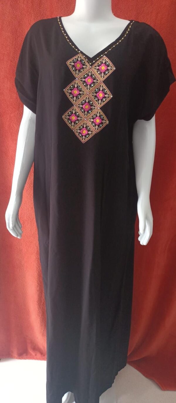 VESTIDO INDIANO PRETO TAMANHO UMICO